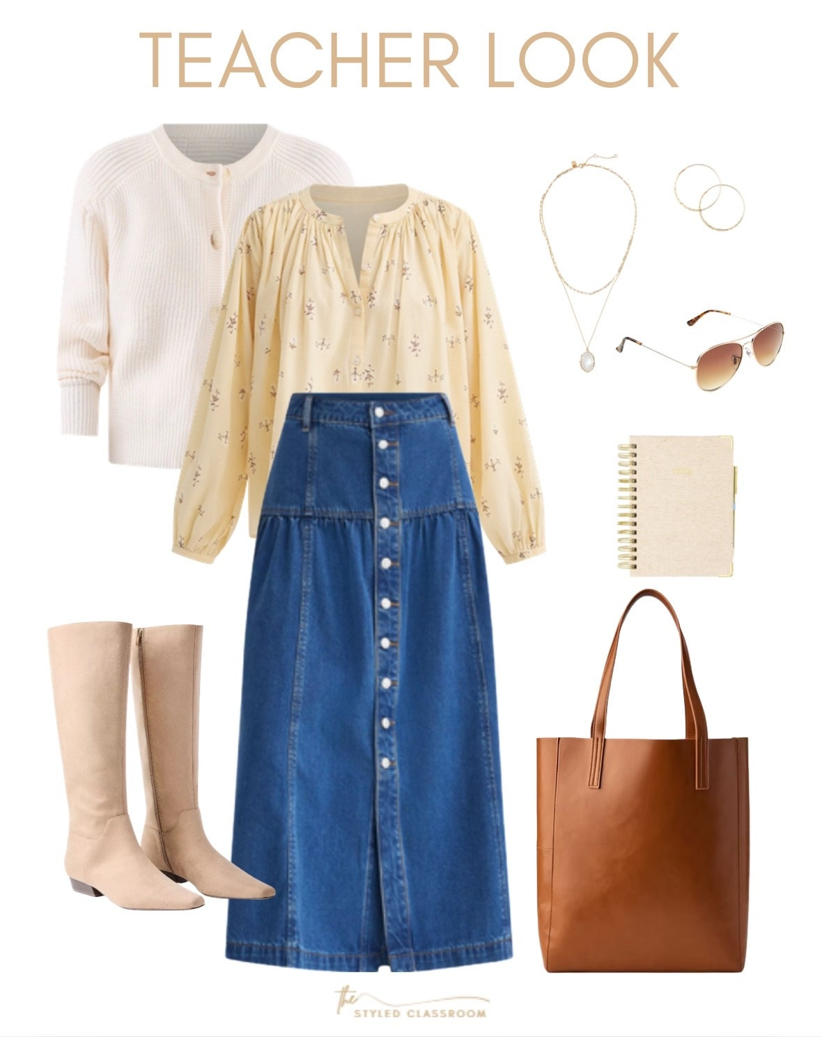 Spring teacher look from Loft 🤍✏️

Teacher outfit, Loft, spring style, denim skirt 



#LTKSaleAlert #LTKWorkwear #LTKootd