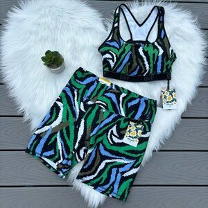 Diane Von Furstenberg Bike Shorts Set | Poshmark