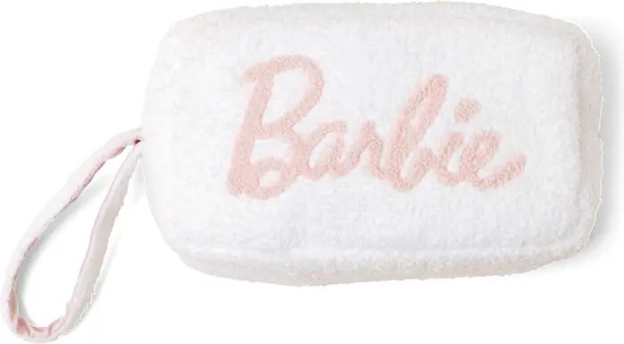 Barefoot Dreams® Barbie® CozyChic™ Eye Mask, Socks, Scrunchie & Travel Bag Set | Nordstrom | Nordstrom