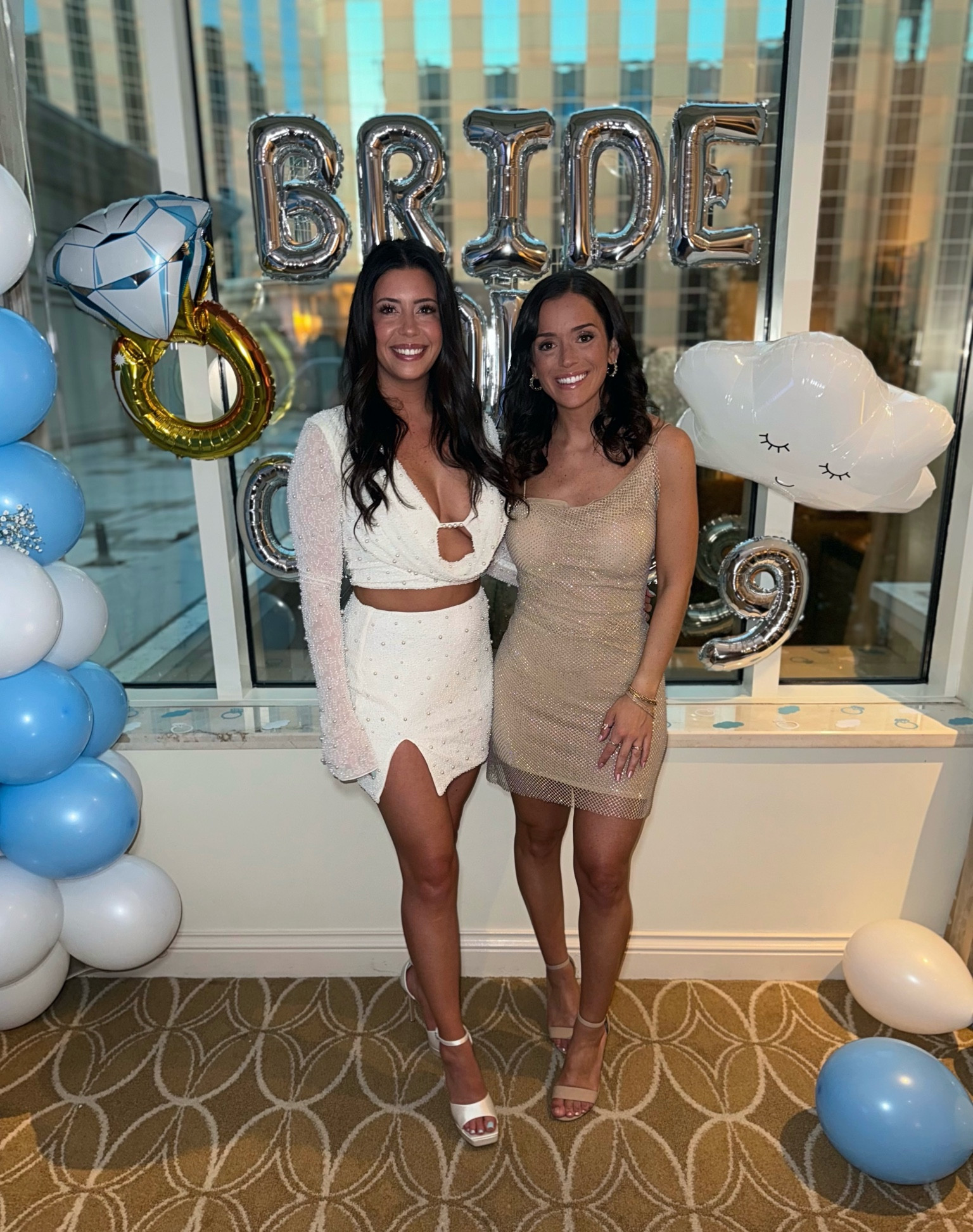 My bridey queen in her Oh Polly set for her Glitz & Glam themed night! Wearing Bardot Elliptical Dress in size 4!!  

#vegas #revolve #ohpolly #bacheloretteparty 

#LTKFestival #LTKStyleTip #LTKParties