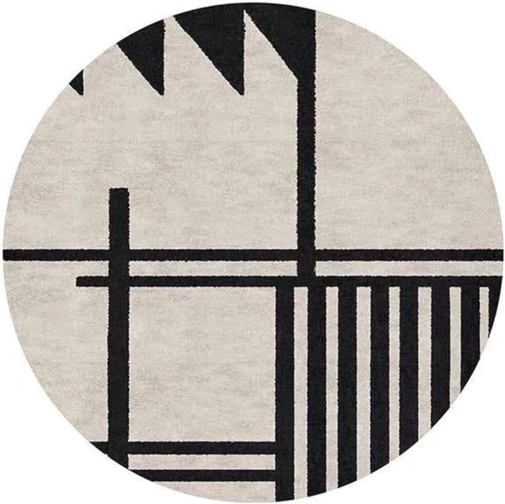 Round Rugs 80cm 100cm 120cm 140cm 160cm 180cm 200cm Washable Simple Style Carpet for Living Room ... | Amazon (US)