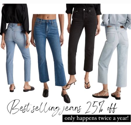 Madewell jeans
Jeans 
#ltku
#ltksalealert


#LTKFind #LTKSeasonal #LTKFestival