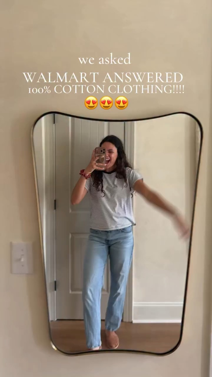 Type “COTTON” to grab the WALMART 100% cotton tees now on SALE!!! These are INCREDIBLE! 😍 Breathable - non-toxic what we have ALL been looking for! The best 100% classic cotton t shirts!!! 🎉🎉🎉 #cottontshirt #nontoxic #walmartfashion #walmartfinds #walmartclearancefinds