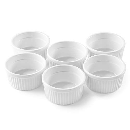 Bellemain Porcelain Ramekins, set of 6 (White, 4 oz) | Amazon (US)