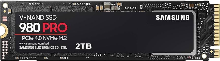 SAMSUNG 980 PRO SSD 2TB PCIe NVMe Gen 4 Gaming M.2 Internal Solid State Drive Memory Card + 2mo A... | Amazon (US)