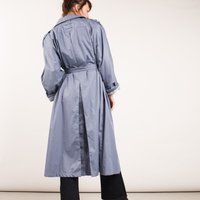 Vintage Lavender Blue Trench Coat/S/M | Etsy (US)