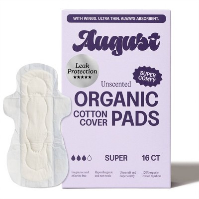 Its August Organic Super Pads - 16ct | Target