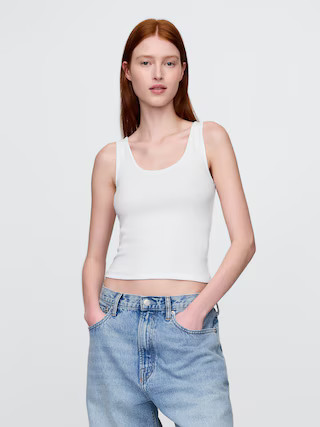 Modern Cropped Tank Top | Gap (US)