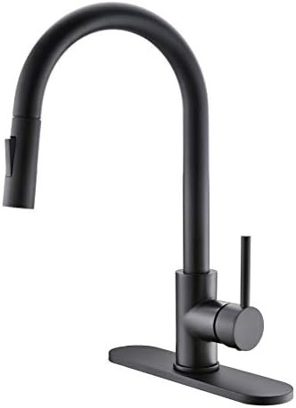 Havin Kitchen Faucet with Pull Down Sprayer Head,Kitchen Faucet Including 10" Deck Plated, Fit fo... | Amazon (US)