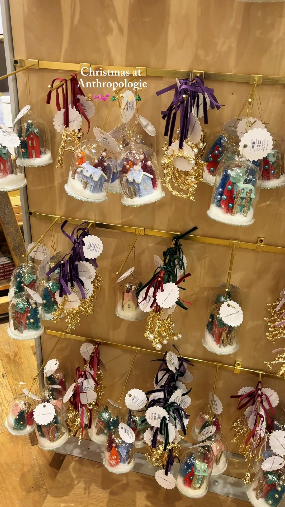 Christmas decorations at anthro 🎄✨

#LTKVideo #LTKHoliday #LTKHome