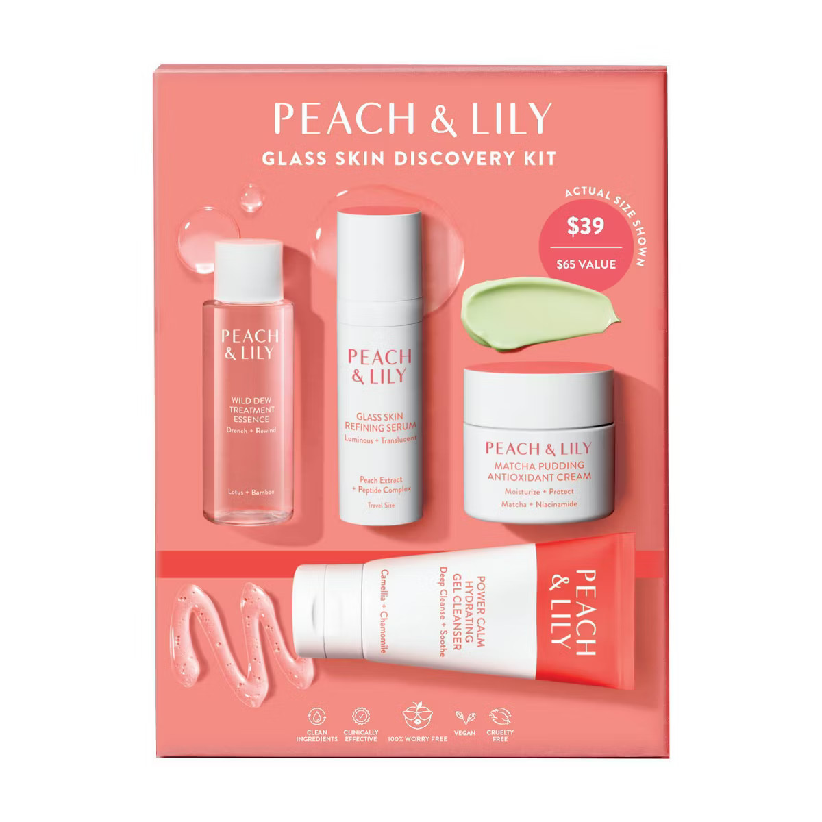 Peach & Lily Glass Skin Discovery Kit - 4ct - Ulta Beauty | Target