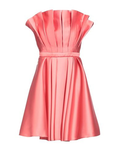 Simona Corsellini Woman Mini dress Coral Size 4 Polyester | YOOX (US)