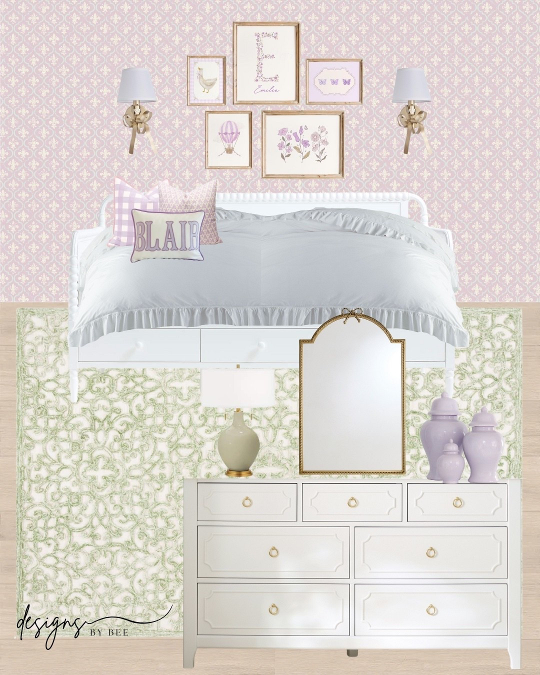 preppy teen bedroom 

#LTKKids