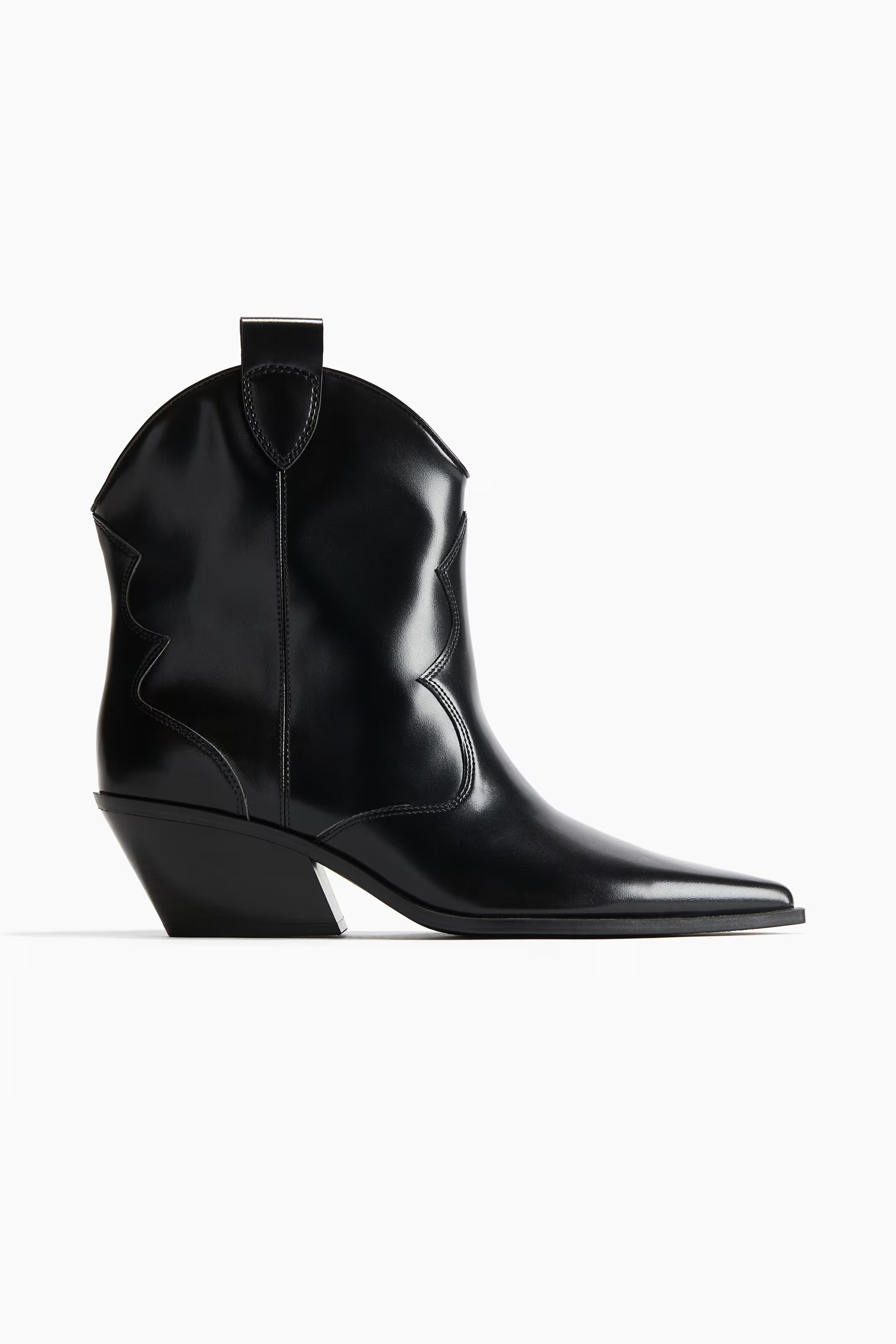 Cowboy Boots - Low heel - Black - Ladies | H&M US | H&M (US + CA)