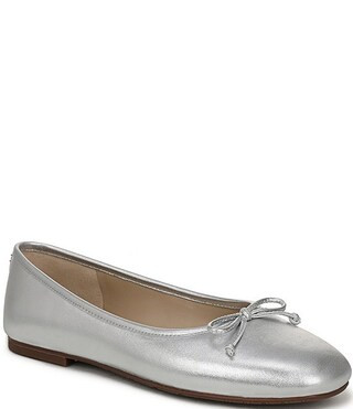 Sam Edelman Alie Leather Bow Detail Ballet Flats | Dillard's | Dillard's