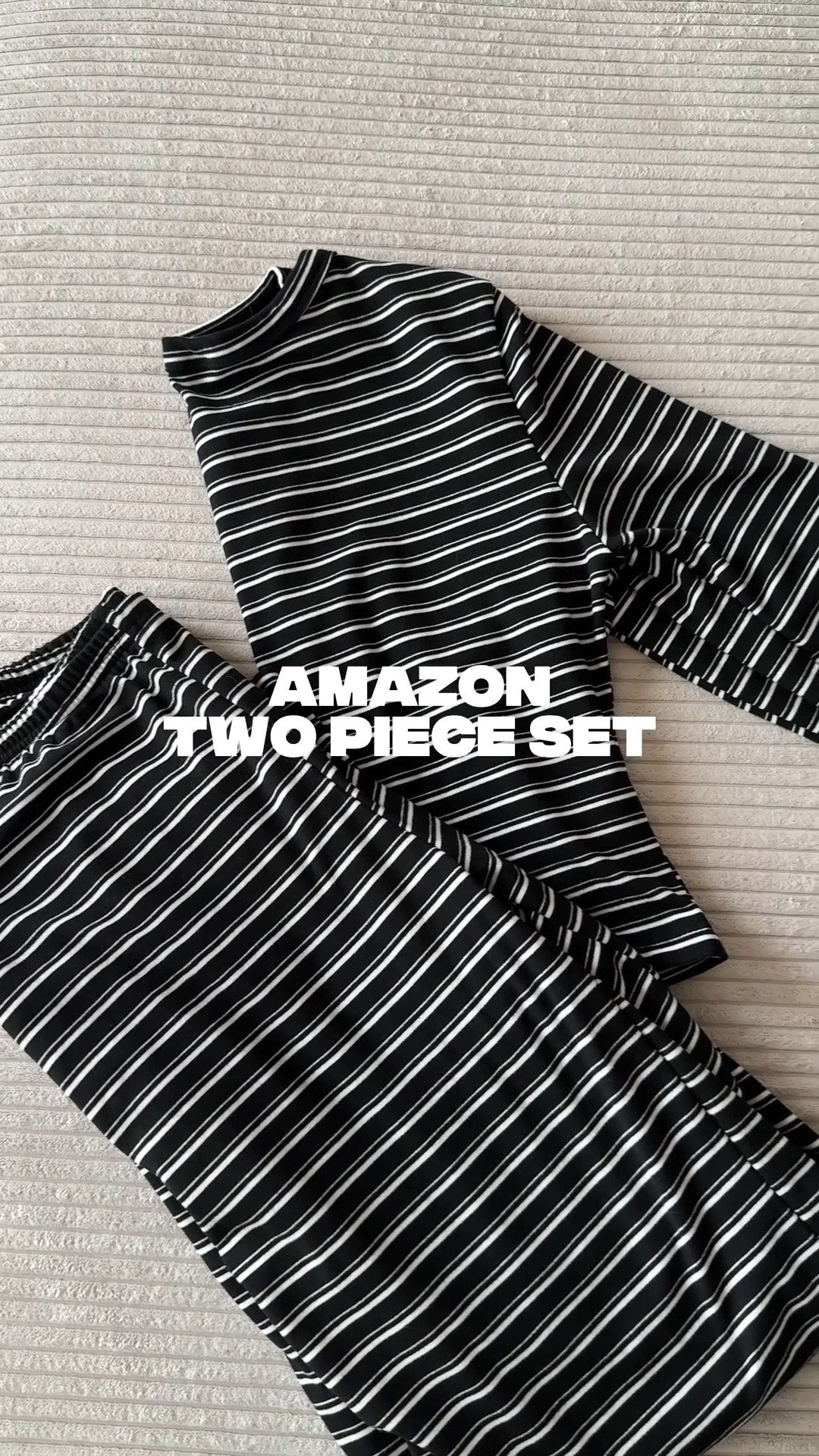 Black and white striped two piece set

#LTKootd #LTKdayinmylife #LTKgrwm