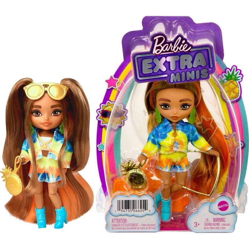 Barbie Extra Minis Doll #5 - Tie-Dye Jacket & Shorts | Target