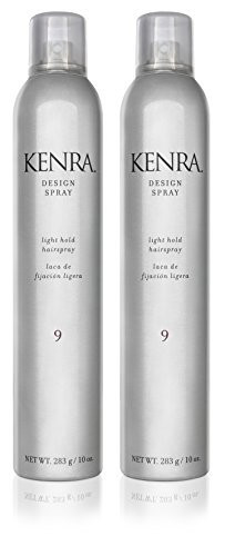 Kenra Professional Design Spray 9 | Light Hold Hairspray | Tames Frizz & Flyaways | Lightweight, Brushable Formula | All Hair Types | 10 oz (2-Pack) | Amazon (US)