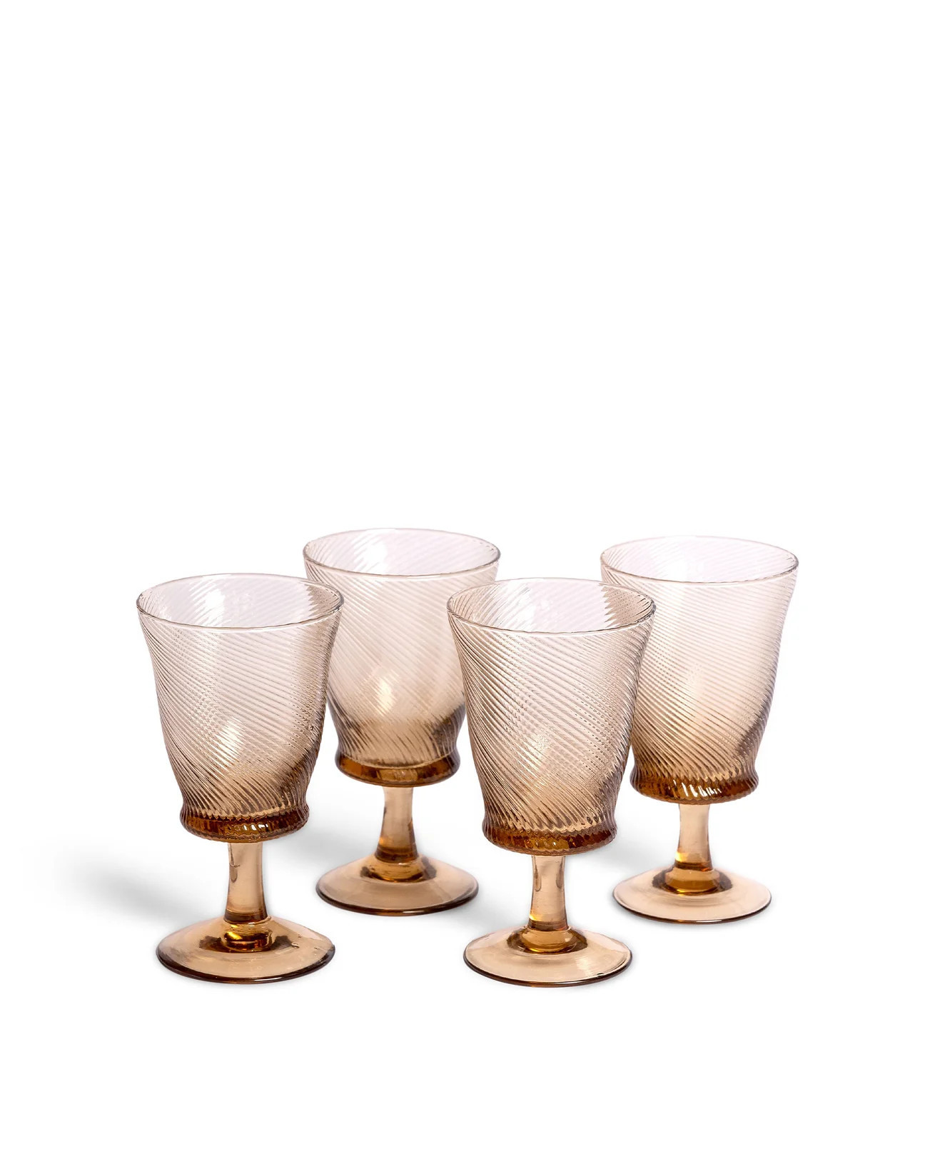 Sprial Wine Glasses | Sharland England by Louise Roe | Sharland England