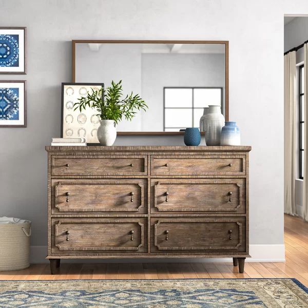 Clintwood 6 Drawer 64'' W Double Dresser | Wayfair North America