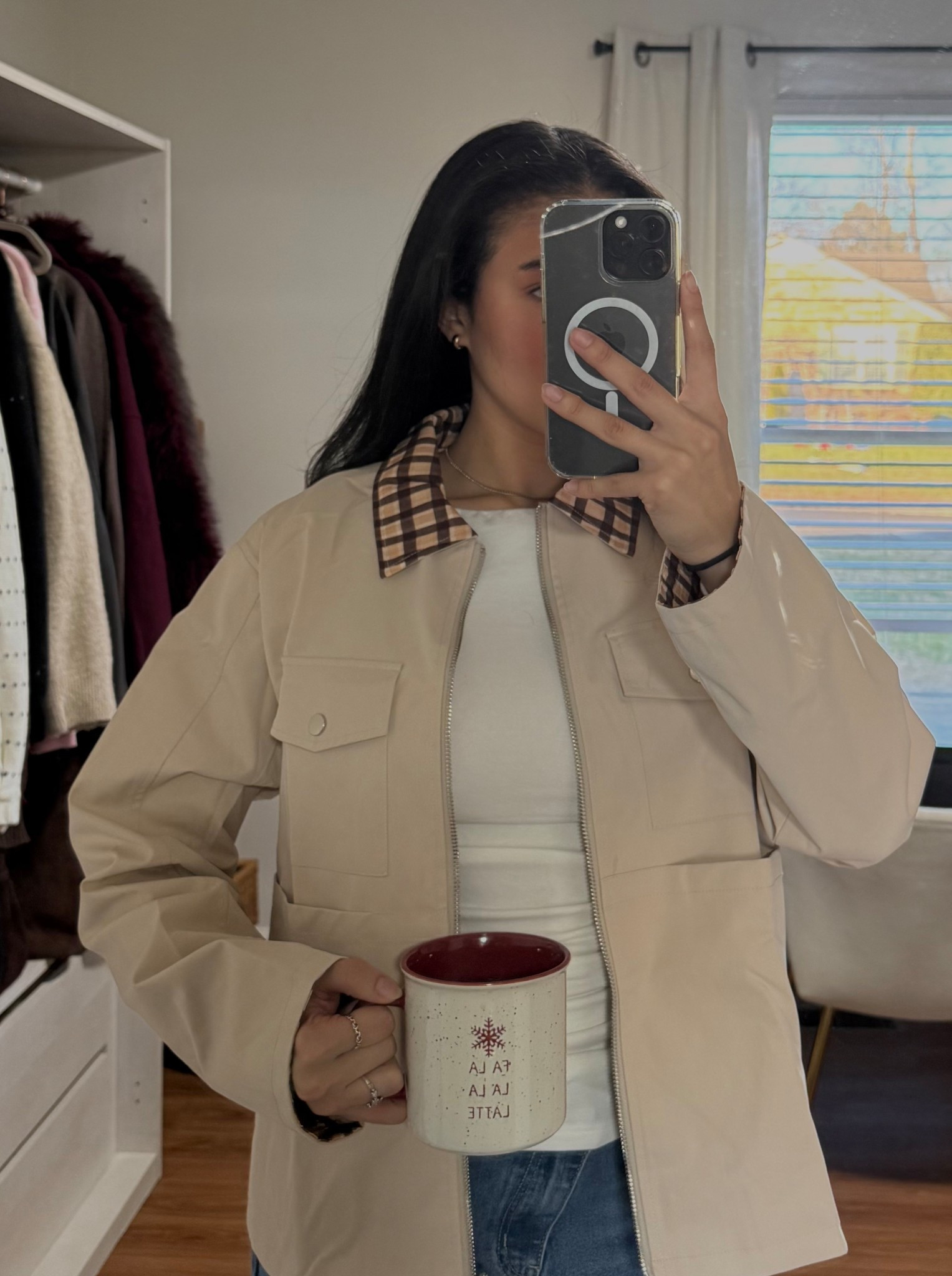 Cute Fall Barn Jacket 

Wearing size small 

#LTKSeasonal #LTKootd #LTKGiftGuide