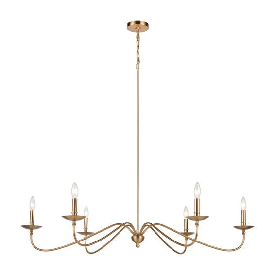 Beaming Brass Island Chandelier | Shades of Light