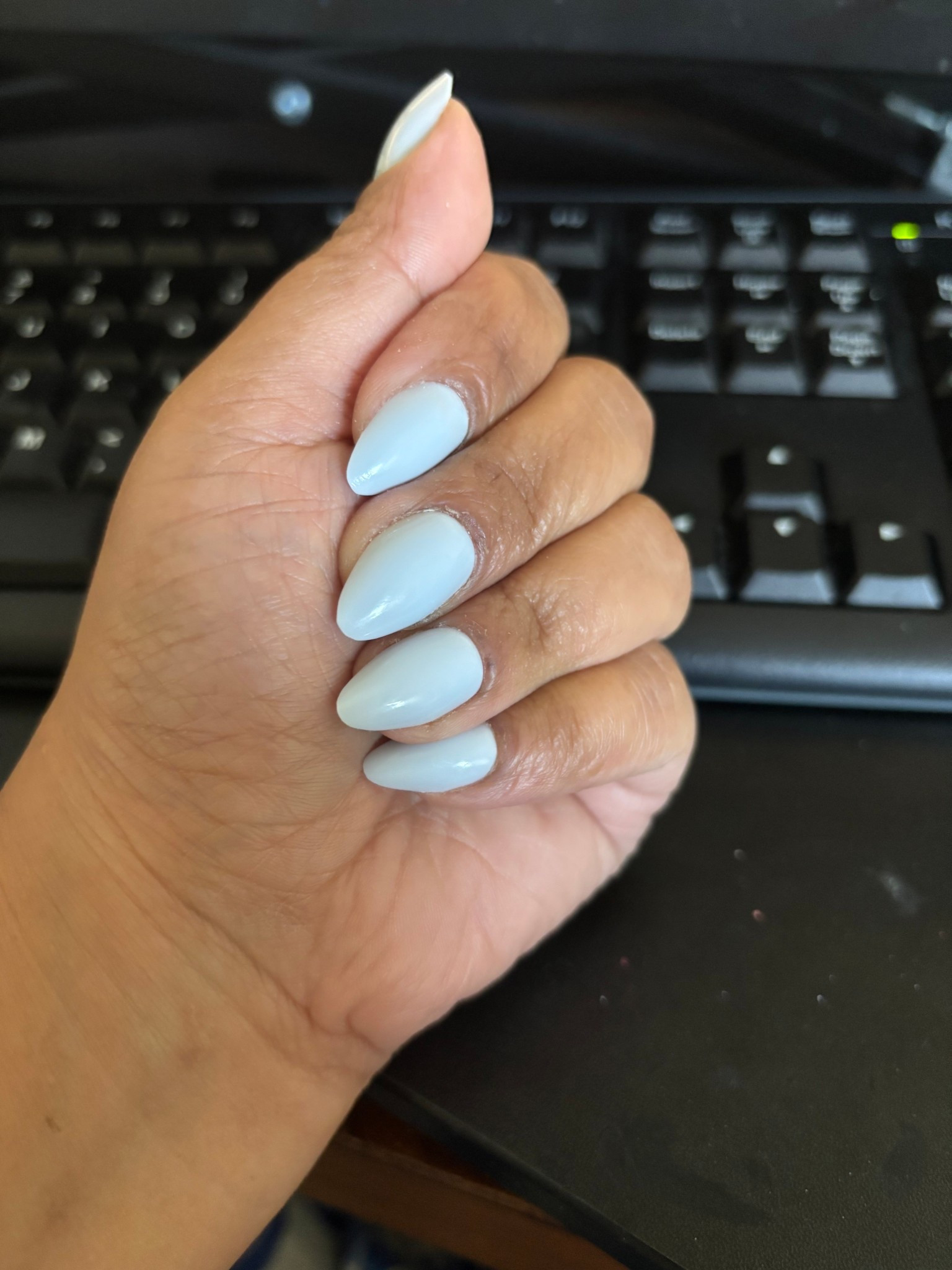 Literally got a new set of nails while sitting in on a meeting! Press on nails have come a long way! #Glamnetic #nails #pressonnails 

#LTKStyleTip #LTKFindsUnder50 #LTKBeauty