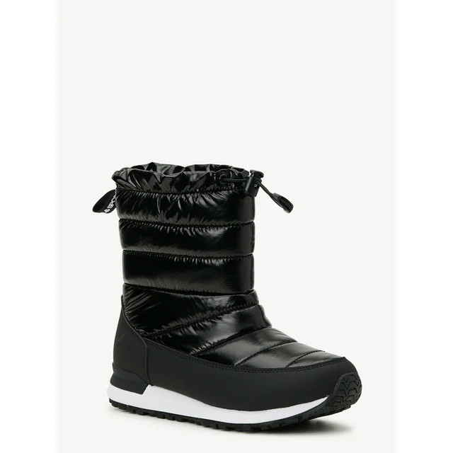 Love & Sports Women's Winter Mid-Calf Puffer Boots | Walmart (US)