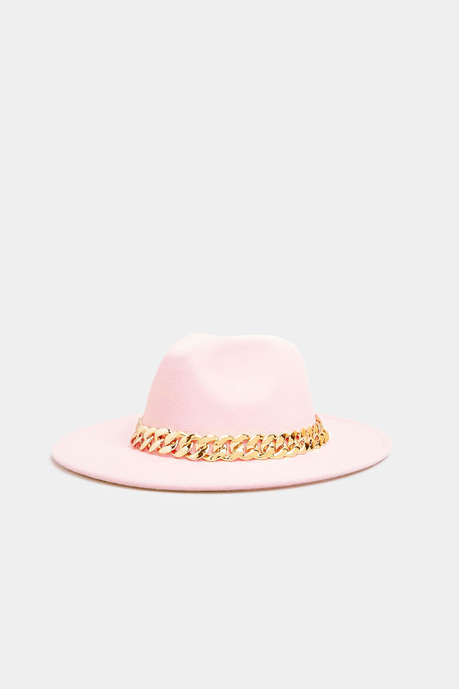 Pink Chain Fedora Hat | Long Tall Sally
