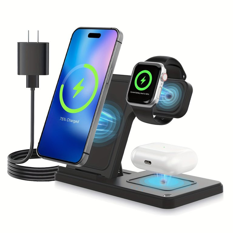 Wireless Charger, Magnetic Fast Charging Stand Compatible with iPhone 16 15 14 13 12 11 Pro Max/P... | Walmart (US)
