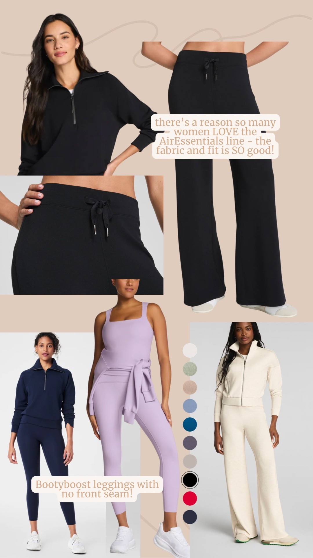 USE CODE: LTKSPANX for 20% sitewide!

SPANX is know for their AirEssentials line of cozy lounge and activewear, with good reason! The fabric is buttery soft, lightweight, and ultra drape! The ultimate comfort wear .￼

#LTKWorkwear #LTKPetite #LTKgrwm