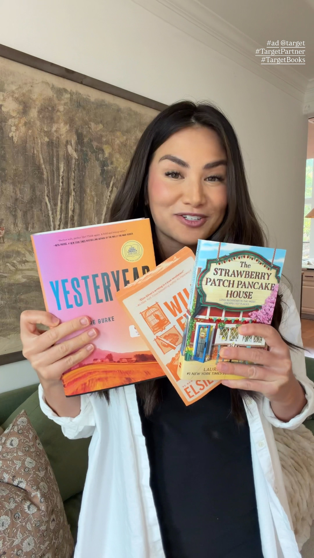 #ad I’m getting summer-read-ready with the help of @Target! I just grabbed a haul of new books that are perfect for your summer reading list:


1. Around the Table - perfect for the hostess, or anyone who loves home styling and cozy lifestyle!
2. The Strawberry Patch Pancake House - like a spring Hallmark movie! A cute and cozy romance, that you’ll fly through!
3. Yesteryear - when a trad-wife influencer wakes up in a world different than her own, you’ll laugh at the irony and twists and turns of her next steps!
4. Wild Eyes - a country star seeks refuge from some bad press in the mountains, but instead of finding just rest and relaxation, she finds romance too!

#TargetPartner #TargetBooks

#LTKdayinmylife #LTKootd