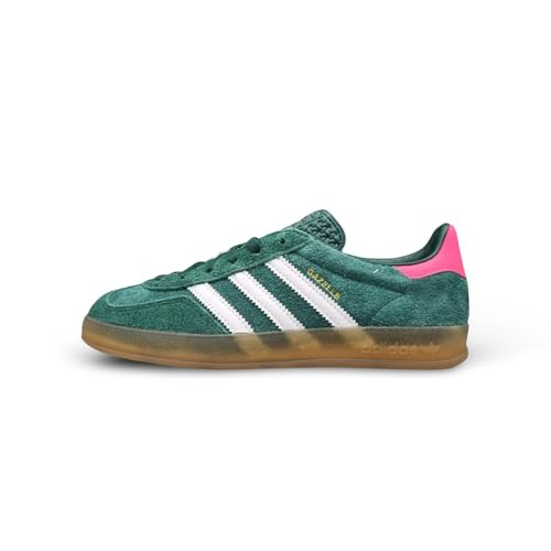 adidas Womens Gazelle Indoor Collegiate Green Pink Size 8.5 | Amazon (US)