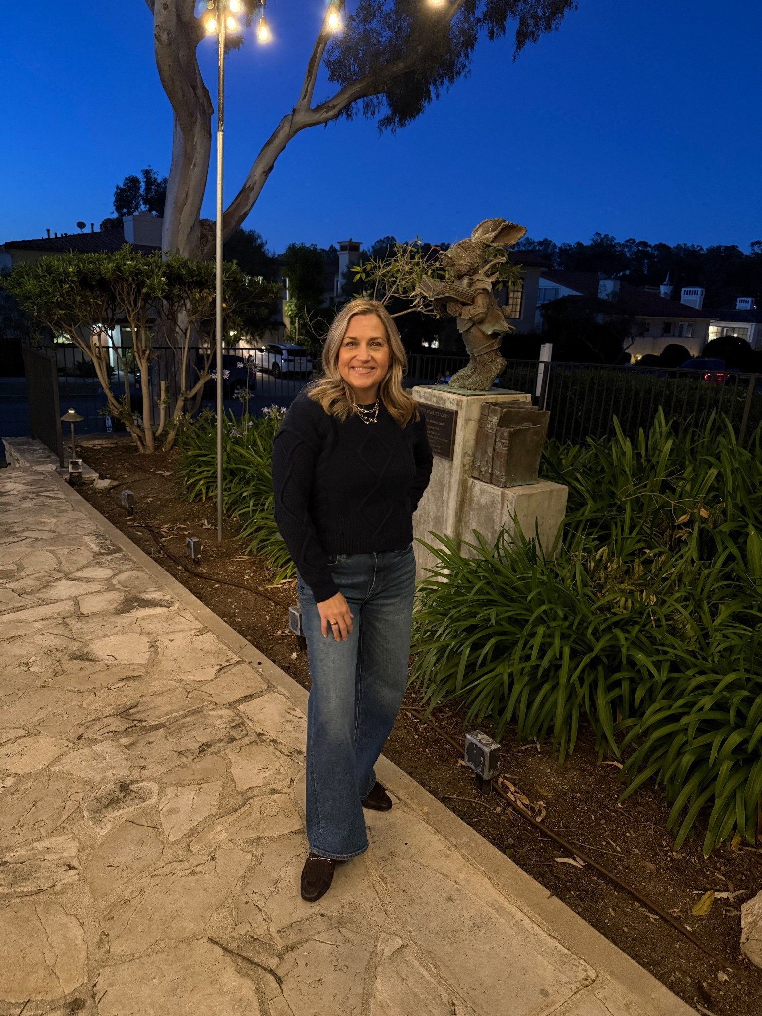 A cotton sweater is perfect year round & these $50 jeans are fantastic! 

#LTKspring #LTKOver40 #LTKootd