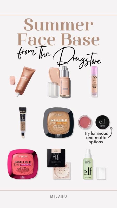 I love these base products from the drugstore for summertime (or any time, really 😜).

#LTKbeauty