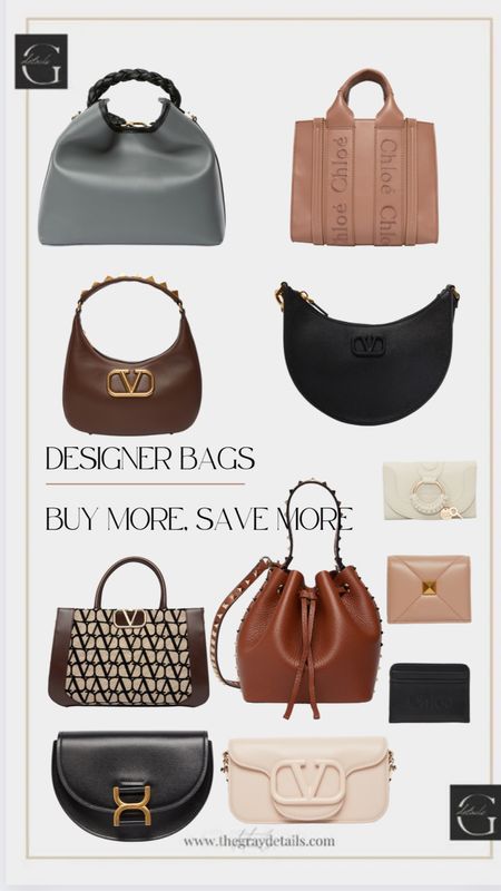 Fall designer bags on sale! Buy more save more! 

Tote
Chloe bags on sale
Valentino bags on sale 
Designer Card cases 

#LTKitbag #LTKsalealert #LTKworkwear