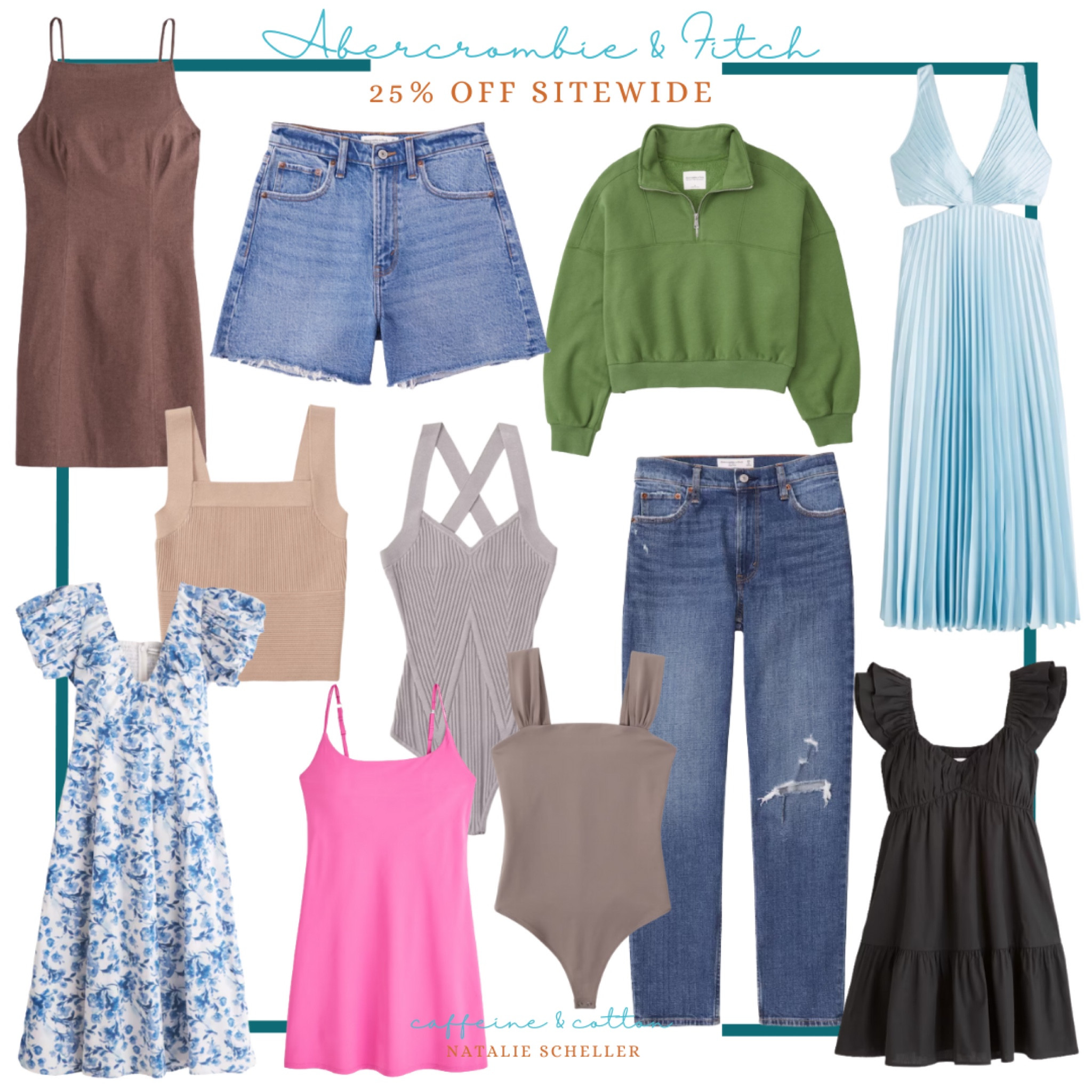 #LTKSpringSale: Abercrombie & Fitch. Take 25% off sitewide! 

#ltkspringsale #sale #womensfashion #springfashion #springstaples #denim #vacationlooks #dresses #bodusuits #sleeveless 

#LTKtravel #LTKsalealert #LTKSale