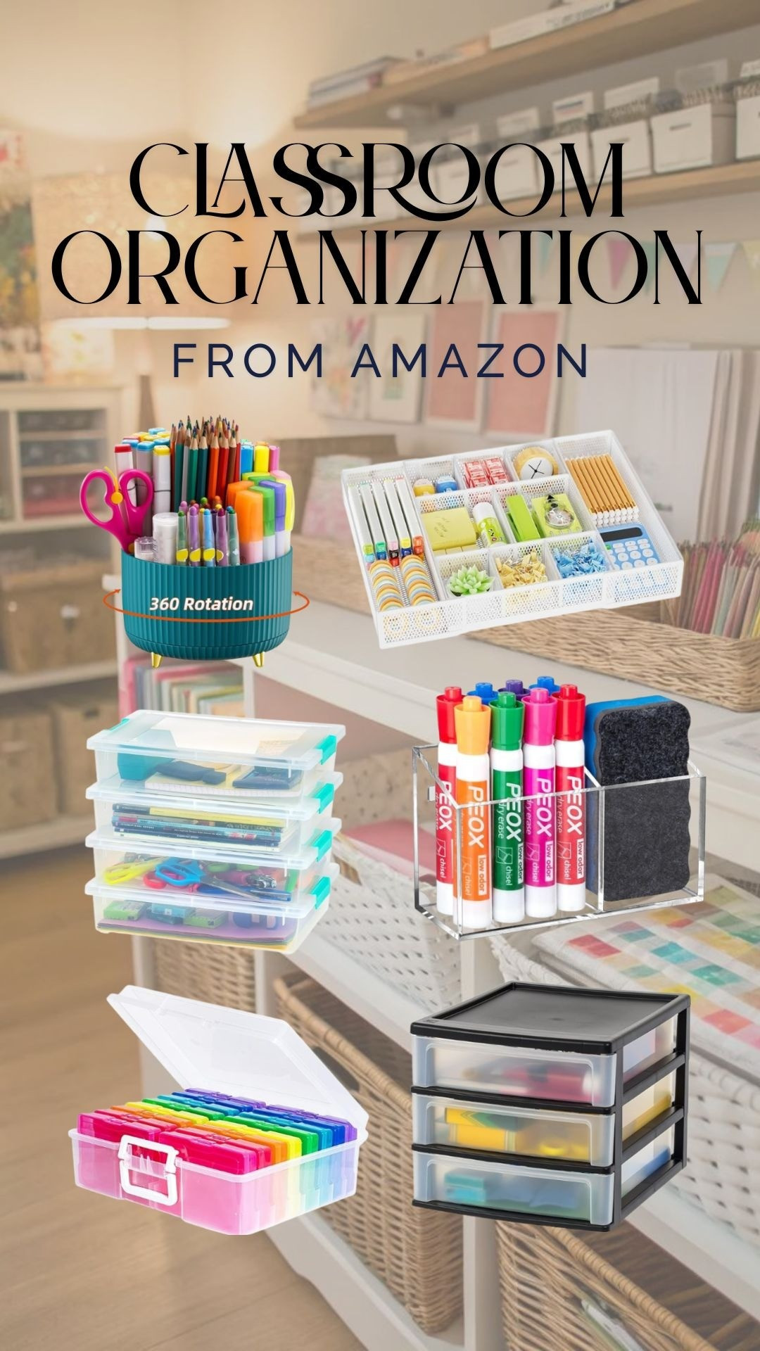 Classroom Organization | Classroom Supplies | Teacher Essentials | Organization | Amazon Classroom | Desk Organizer | Game Organization 

#LTKFamily #LTKFindsUnder50 #LTKKids