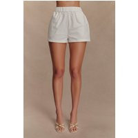 Annalee Cotton Shorts - White I MESHKI I Size XXS | MESHKI US