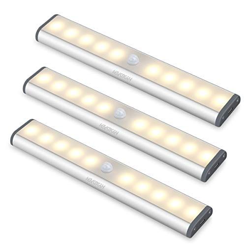 Under Cabinet Lighting,Closet Lights Motion Sensor Light LED Rechargeable Under Cabinet Lights Wirel | Amazon (US)
