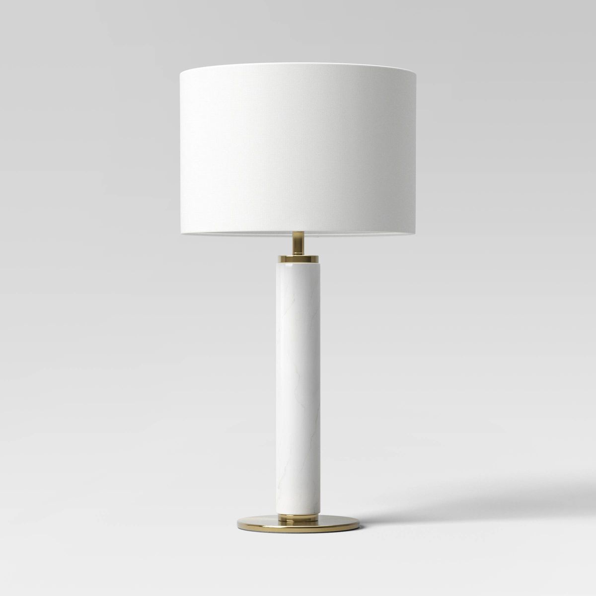 Faux Marble Stick Table Lamp - Threshold™ | Target