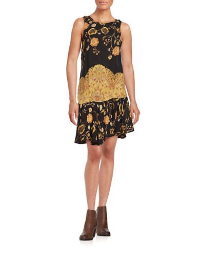 FREE PEOPLE Floral-Print Flounce Dress | Lord & Taylor