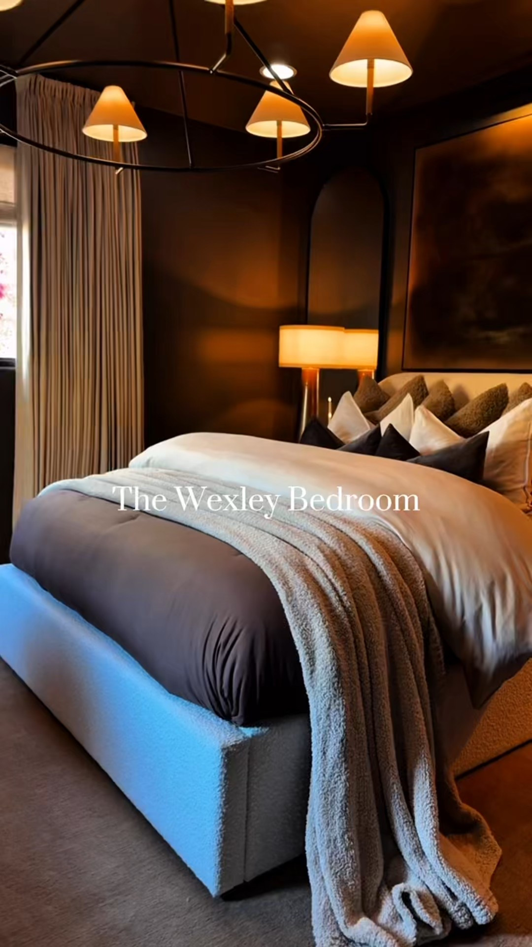 Let’s tour my Wexley bedroom. Moody, warm, and modern colors. With elegant and sophisticated curves and plush tones. All of it together you get a moody and luxurious guest bedroom. 🤎

Wexley Bedroom Curtain Details:
Style: Jawara Luxury Linen Cotton Curtain Pleat
Color: Oatmeal
Header Style: Triple Pleat 
Liner Type - Blackout 
Amount of Panels Used - Four
Memory Shape 

#wexleybedroom #elegantdecor #sophisticateddecor #moderndecor #bedroomtour #interiordesign #homedecor #aesthetichomeliving 


#LTKStyleTip #LTKU #LTKHome