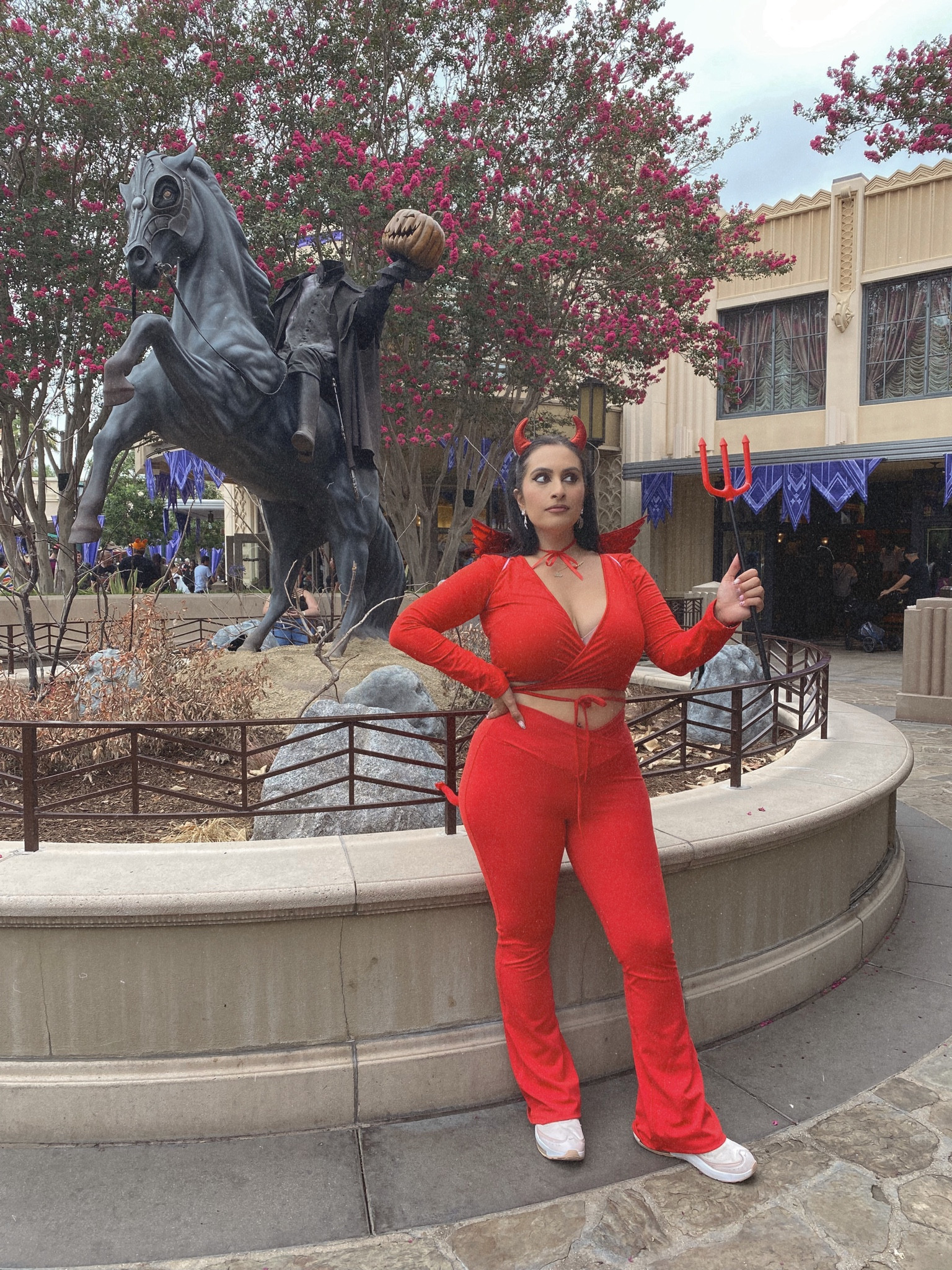 My devil costume! The top in red keeps going in and out of stock but I posted the exact one I got (hopefully the red comes back in stock)

#LTKparties #LTKHalloween #LTKfindsunder100