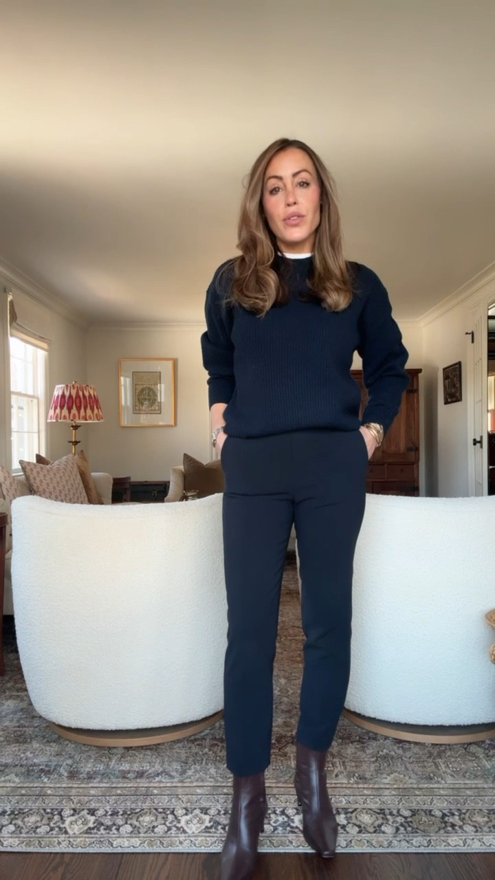 Today’s outfit - I’ve been living in my new Everlane sweaters. Such great quality and so comfy. 