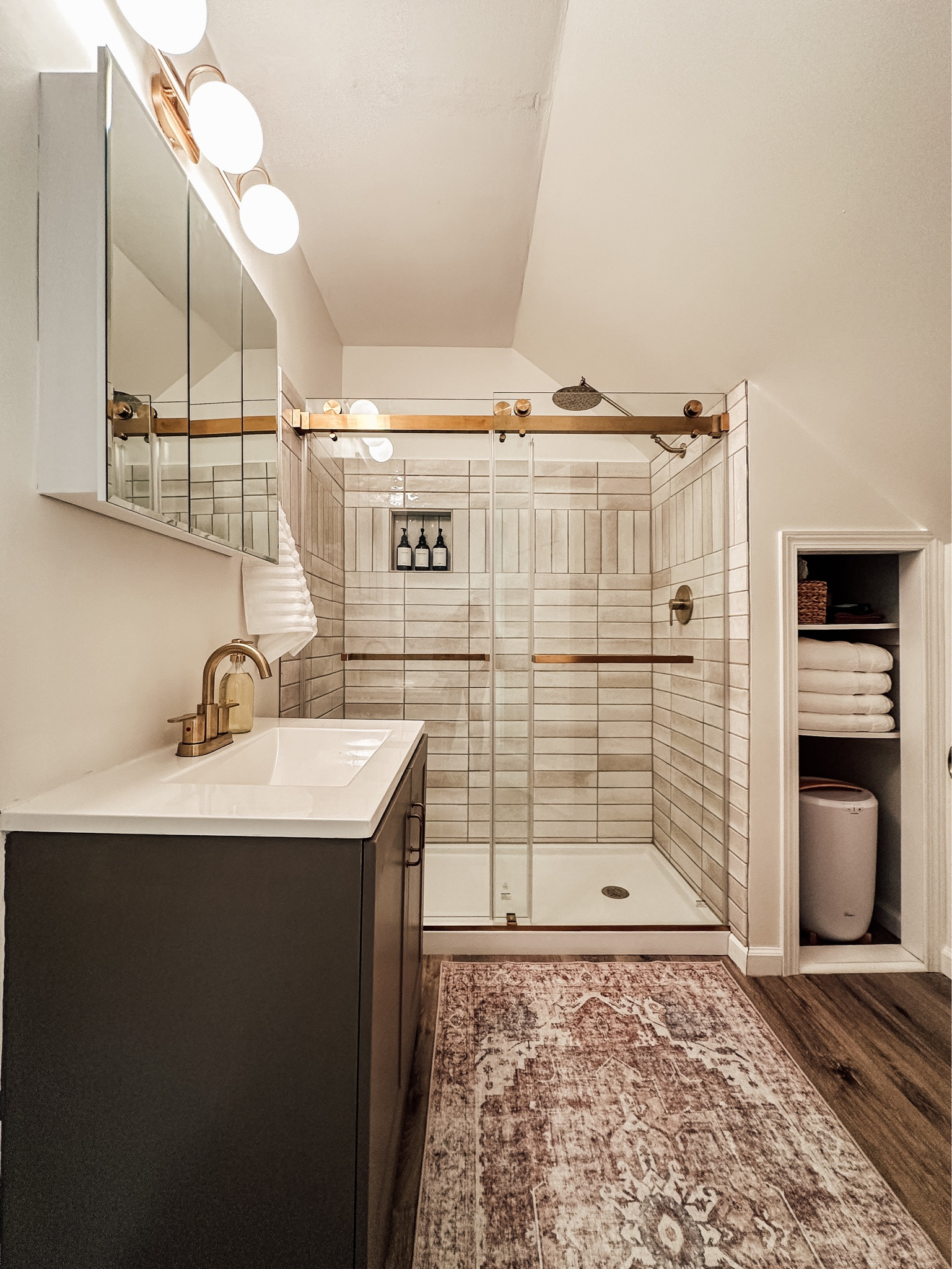 Bathroom remodel at the Airbnb 

#LTKhome