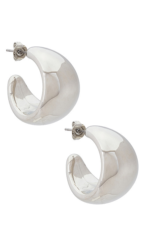 Kasumi Hoop in Silver | Revolve Clothing (Global)