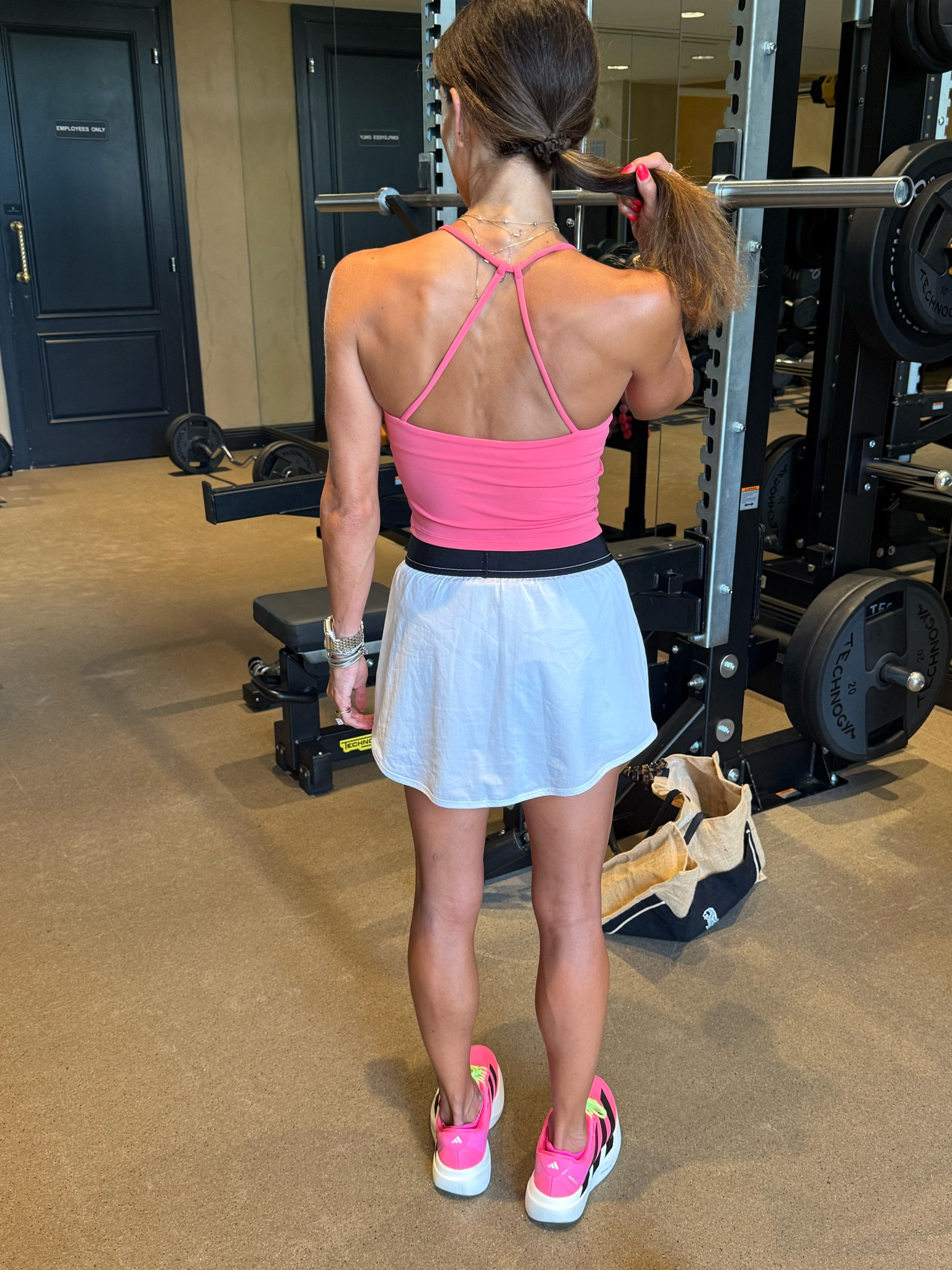 Workout tank I love sizes athletic skirt xxs