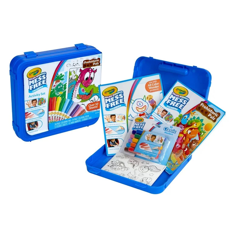 Crayola Color Wonder Prehistoric Pals Coloring Set, Art Kit for Kids, Toys, Beginner Unisex Child | Walmart (US)