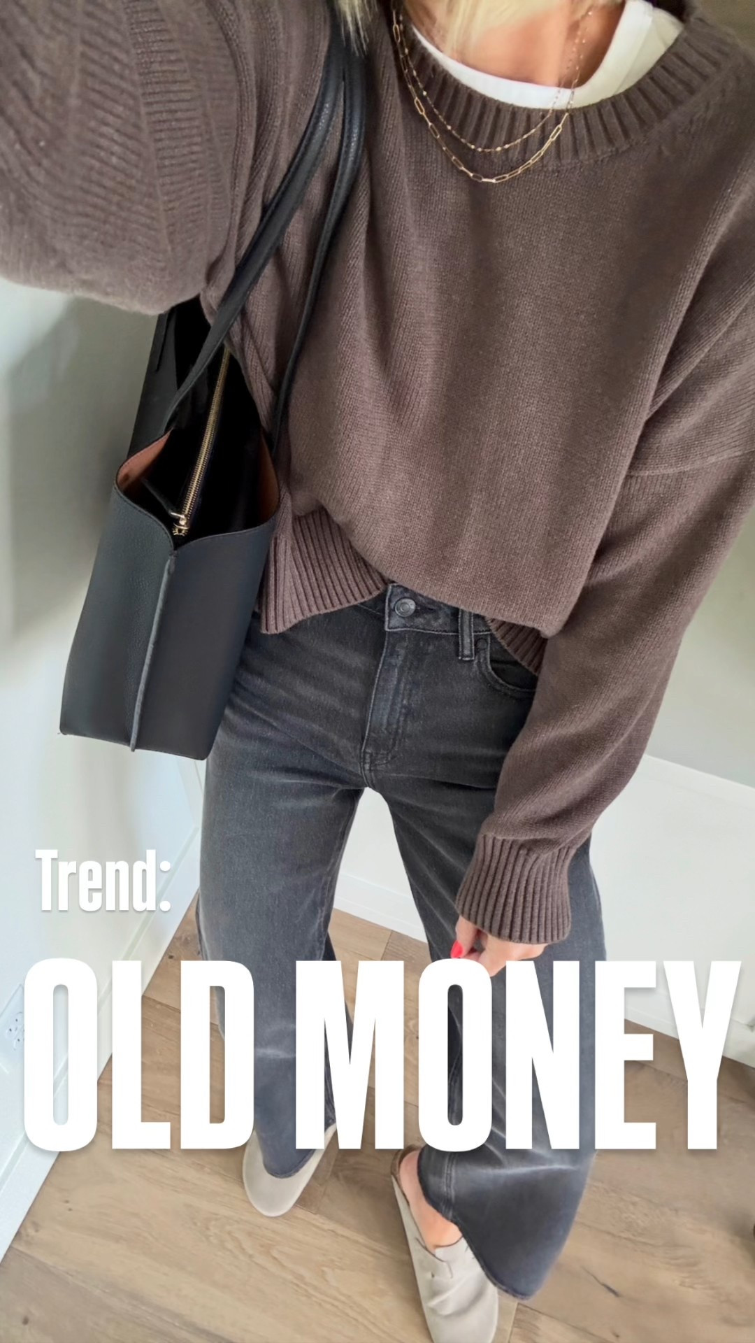 Effortless neutrals for the win 🤎✨
This Quince sweater + wide-leg denim combo is giving cozy chic while still polished. Perfectly paired with a classic tote + simple gold chains for that timeless, minimal vibe.

Shop this look + more neutral staples linked here ⬇️
#LTKSeasonal #LTKFallStyle #LTKunder100 #LTKNeutral

#LTKFindsUnder50 #LTKFindsUnder100 #LTKOver40